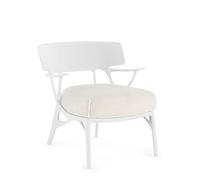 Kartell - Fauteuil rembourré Blanc