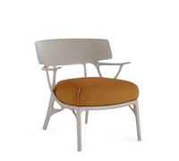 A.I. Lounge Fauteuil gris - orange Kartell - 8058967349054