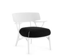 A.I. Lounge Fauteuil Kartell - 5904 1N Weiß-Schwarz