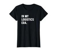 À l'ère de Mes logisticiens - Gestion de la chaîne d'approvisionnement logistique T-Shirt Graphique avec Valeur, Femme, Noir, M