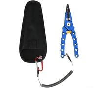 à Leurre Multifonction 18.5cm Acier Inoxydable à Leurre Multifonction(Blue) | Acier inoxydable 304, coupe tresse et nylon, design tout-en-un, démontage hameçons, ouverture anneaux