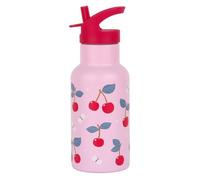 A Little Lovely Company - Gourde Inox XL Pour Enfants, 500 ml, Boissons Froides (Cerise)