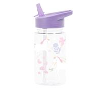 A Little Lovely Company Gourde transparente au design unique de 450 ml | Convient pour l'école de couleur, la garderie scolaire, l'école primaire, les vacances, on the go (rêves de licorne)