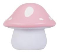 A Little Lovely Company lampe de nuit Mushroom junior 11 cm PVC rose Roze G