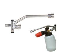 à mousse double connecteur - Pulvérisateur de lavage de voiture, double buse de fixation | Adaptateur de à mousse, accessoire de nettoyeur haute pression pour le nettoyage de la maison