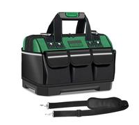 À outils efficace de 16 pouces avec bandes de sécurité | Les porte-outils étanches offrent une durabilité et un espace améliorés pour les projets extérieurs et les