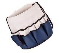 À outils en tissu Oxfords de capacité avec poignée, rangement Portable, organisateurs imperméables résistants déchirures, seau à outils rond