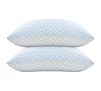 A-Pce Réglables en Hauteur Oreiller 66x51 cm (Lot de 2), Hypoallergénique Grand Oreiller Memoire Forme avec Rembourrage en Microfibre, pour Tous Types de Dormeurs