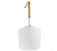 à Pizza Aluminium 30x30cm pour bois à Pizza Aluminium 30x30cm | pour surface large 30x30cm, aluminium poli, transfert pour facile pizza et gâteau, four et barbecue