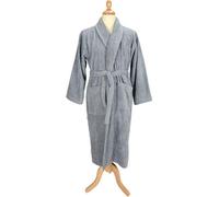 A&R 025.50 | Peignoir de bain homme col châle / Oeko-Tex - Couleur : Anthracite Grey - Taille : S/M