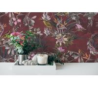 A.S. Création WTD 381785 Papier peint intissé Motif fleurs Rouge/vert 10,05 x 0,53 m