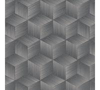 A.S. Creation 385064 Papier peint intissé Effet 3D 10.05 x 0.53 m Noir