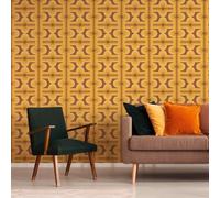 A.S. Création 395334-Papier peint intissé style rétro années 70 8,50 m x 0,53 m Marron/jaune/orange