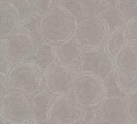 A.S. Création 790932 Papier peint intissé avec motif cercles en marron, beige, gris - Papier peint ethnique uni 10,05 m x 0,53 m