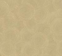 A.S. Création 790933 Papier peint non tissé avec motif cercles en marron, jaune - Papier peint ethnique uni 10,05 m x 0,53 m