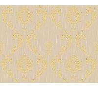 A.S. Création Architects Paper 306582 30658-2 Papier peint textile avec ornements baroques Beige métallisé 10,05 x 0,53 m