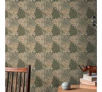 A.S. Création Architects Paper Art of Eden 390584 Papier peint en non-tissé Motif floral Marron Beige Noir 10,05 m x 0,53 m Fabriqué en Allemagne