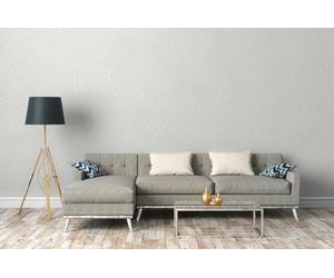 A.S. Création Blümchen Maison Charme 390674 Papier peint intissé Motif floral Gris clair 10,05 m x 0,53 m Fabriqué en Allemagne