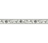 Livingwalls Frise murale Only Borders 8 - 5,00 m x 0,05 m - Gris - Vinyle