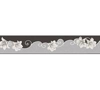 A.S. Création Bordure Only Borders 9 gris noir 5,00 m x 0,05 m 962111