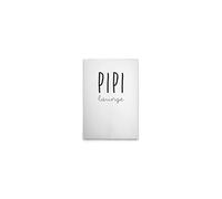 A.S. Création DD133102 Pipi Lounge Tableau mural en blanc, noir, 40 x 60 cm