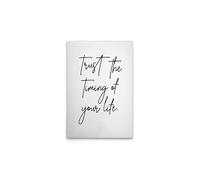 A.S. Création DD133123 Trust The Timing Of Life Tableau mural en blanc noir 50 x 75 cm