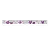 A.S. Création Frise murale autocollant Stick Ups grisaille poupre 5,00 m x 0,05 m 282026