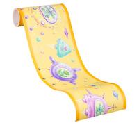 A.S. Création Frise murale autocollant Stick Ups multicolore jaune poupre 5,00 m x 0,17 m 907516