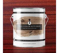 A.S. Création Lasure bois Premium résistante aux intempéries pour l'intérieur et l'extérieur, teinte palissandre, satiné pour une protection optimale du bois, 2,5 L pour 35 m² de peinture