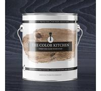 A.S. Création Lasure pour bois Premium résistante aux intempéries pour l'intérieur et l'extérieur, couleur anthracite, satiné pour une protection optimale du bois, 2,5 L pour 35 m² de peinture