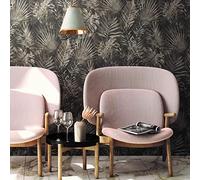 A.S. Création Natural Living 386383 Papier peint jungle durable Gris foncé Beige 10,05 x 0,53 m Fabriqué en Allemagne