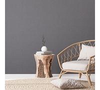 A.S. Création Natural Living 386624 Papier peint intissé sans PVC métallique Noir/argenté 10,05 x 0,53 m