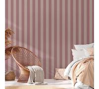 A.S. Création Papier peint intissé Natural Living 386654 – rayé violet/gris 10,05 x 0,53 m