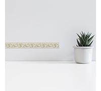 Livingwalls Frise de papier peint autocollante Only Borders 10 369141 Métallique 5 m x 0,08 m