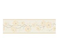 A.S. Creation Only Borders 11 384317 frise murale Intissé Floraux 5.00 x 0.17 m Beige