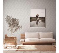 A.S. Création Papier peint 3D durable gris et blanc - Natural Living 385062 - Papier peint intissé Illusion Retro - 10,05 x 0,53 m fabriqué en Allemagne