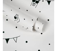 A.S. Creation Papier peint chambre d'enfant Little Love intissé noir blanc