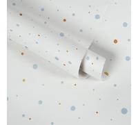 A.S. Creation papier peint chambre enfants Little Love intissé bleu blanc jaune orange