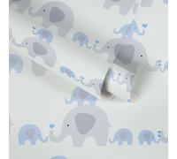 A.S. Creation papier peint chambre enfants Little Love intissé bleu gris blanc