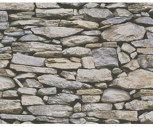 A.S. Création Papier peint Dekora Natur 6, marron, gris, 10,05 m x 0,53 m, 958202, 95820-2
