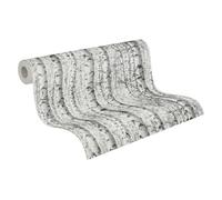 Livingwalls – Papier peint intissé motif forêt Gris/Blanc/Noir 10,05×0,53 m – 387191