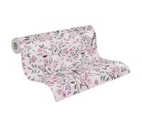 Papier peint intissé chambre d'enfant coloré Lilly & Luis A.S. Création 771361 10.05 m x 0.53 m fleurettes