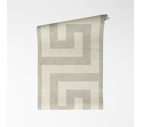 A.S. Création papier peint intissé avec design géométrique en gris, métallisé - papier peint à motif luxueux 10,05 m x 0,70 m - 791745