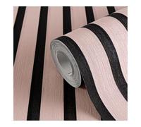 A.S. Création papier peint intissé avec motif lambris 0,53 x 10,05 m - rose noir - papier peint effet bois Made in Germany - 786281