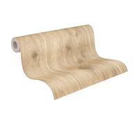 A.S. Creation Papier peint imitation bois Authentic Walls papier peint intissé planches de bois marron beige