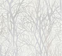 A.S. Création Papier peint intissé Life 4 – Blanc métallisé 10,05 m x 0,53 m Fabriqué en Allemagne