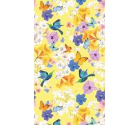 A.S. Création Papier peint intissé Motif fleurs en jaune, bleu et blanc - Papier peint pour différentes pièces - XXL 2,80 m x 1,59 m