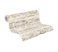 A.S. Création Steintapete Elements papier peint aspect pierre naturelle papier peint intissé beige jaune 10,05 m x 0,53 m