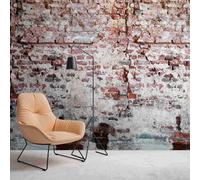 Livingwalls WTD 383351 Papier peint photo intissé Motif briques industrielles Rouge/gris 1,59 x 2,80 m