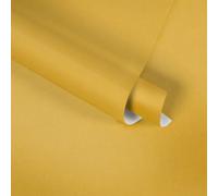 A.S. Création Papier peint pour chambre d'enfant Little Love intissé uni sans PVC Jaune satiné